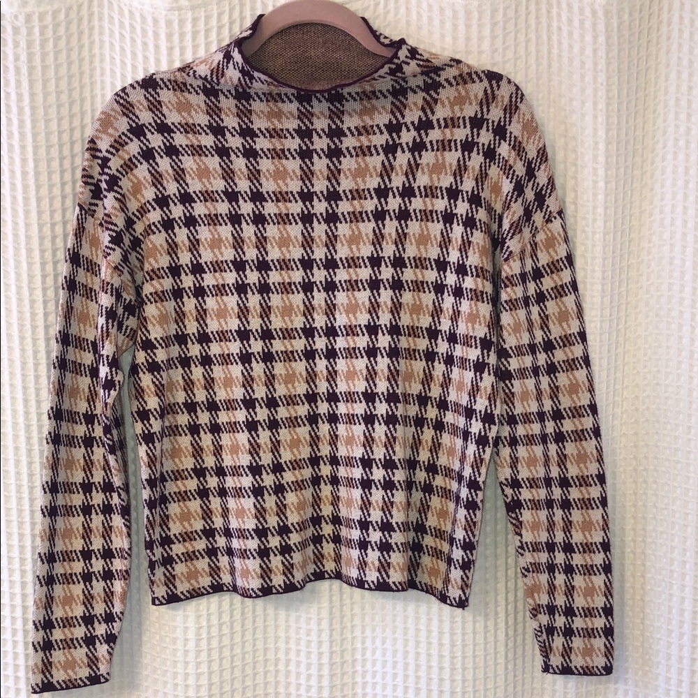ANN TAYLOR Factory Women’s Houthshound Longsleeve Sweater Size Petite Small